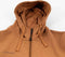 Stanno Base Hooded Full Zip Sweat Top - Capuchontrui met rits - Bruin - Maat 128