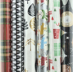 Benza K29 - Kerstpapier cadeaupapier - 200 x 50 cm - Multikleur (5 stuks)