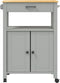 vidaXL - Keukentrolley - MONZA - 60x40x90 - cm - massief - grenenhout