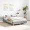 vidaXL - Bedframe - zonder - matras - 140x190 - cm - spaanplaat - grijs - sonoma