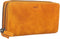 Mika portefeuille - dames - leer - geel - JU-42176