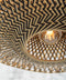 GOOD&MOJO Hanglamp Bali - Bamboe/Zwart - Ø87cm - Scandinavisch,Bohemian - Hanglampen Eetkamer, Slaapkamer, Woonkamer