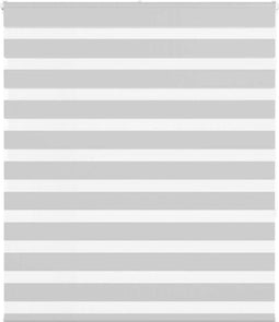 vidaXL - Zebra - rolgordijn - 120x150 - cm - stofbreedte - 115,9 - cm - lichtgrijs