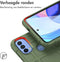 iMoshion Hoesje Geschikt voor Motorola Moto E40 / Moto E30 / Moto E20 Hoesje Siliconen - iMoshion Rugged Shield Backcover - Groen