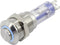 TRU COMPONENTS LAS4GQH-11ZE/B/24V/S Drukschakelaar 48 V 2 A 1x aan/uit Continu Blauw 1 stuk(s)