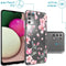 iMoshion Hoesje Geschikt voor Samsung Galaxy A03s Hoesje Siliconen - iMoshion Design hoesje - Roze / Transparant / Blossom Watercolor