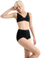 sloggi Basic+ - Dames Maxi slip - Extra zachte naden - Zwart (4-pack)