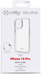 Celly Gelskin - Siliconen Hoesje - Geschikt voor iPhone 13 Pro - Transparant