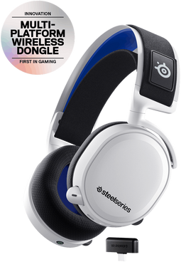 Steelseries Arctis 7P+ - Draadloze headset - Lossless 2.4 GHz - Wit