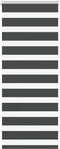 vidaXL - Zebra - rolgordijn - 65x150 - cm - stofbreedte - 60,9 - cm - zwart