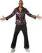 dressforfun Disco King - Verkleedkostuum - Tweedelig met lange broek en hemd - Kleurrijk