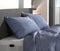 Zohome Kussensloop Lino - Kussenhoes van 40x80 cm - 1 stuk - 100% Katoen - Blauw