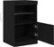 vidaXL - Sideboard - met - LED-verlichting - Zwart - Eiken - 41x37x67 - cm