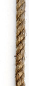 Ronde wandspiegel met touw - ø45 cm - zwart/naturel