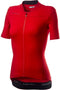 Castelli Fietsshirt Dames Rood Zwart - CA Anima 3 Jersey Red/Black - L