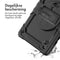 Accezz Rugged Backcover - Samsung Galaxy Tab A8 - Schouderstrap en screenprotector - Zwart