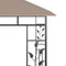 vidaXL - Prieel - met - klamboe - 180 - g/m² - 6x3x2,73 - m - taupe