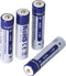 4x AAA 1.5V 1100mWh typisch 700mAh lithium-ion batterij alleen oplaadbaar met een speciale oplader
