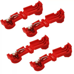 4x connection terminals, clip for cable (2.3mm) for robotic lawnmowers, lawn mowers e.g. Husqvarna,