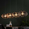 4x Disk wire copper twist Hanglamp - excl led lampen - E27 - Zwart Nikkel