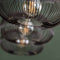 4x Disk wire copper twist Hanglamp - excl led lampen - E27 - Zwart Nikkel