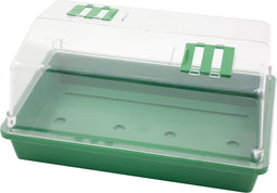 4x stuks kweekbakjes/kweekkastjes met deksel 18 x 38 x 24 cm - Propagator/moestuinbak