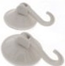 4x zuignappen met ophanghaak kunsttof - Draagkracht 2 KG