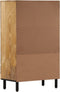 vidaXL - Hoge - kast - 60x33x100 - cm - massief - mangohout
