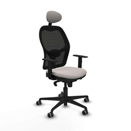 Jorquera Piqueras y Crespo 1D036G1 - Bureaustoel met hoofdsteun - Verstelbare hoogte - Wit