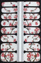 LAUED Nagelstickers - Nail Wraps - 16 Extreem Dunne Nagellak Stickers - Manicure Nail Art Folie - Florescence