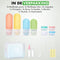 Travelhawk Reisflesjes - 15-Delig - 60/90 ml - Siliconen - Lekvrij (15 stuks)