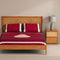 Set beddengoed Benetton Rood Peer 4 Onderdelen