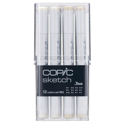 Copic Sketch Marker - grijze set - 12 stuks