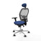 Piqueras y Crespo 3D086G1 - Bureaustoel - Verstelbare hoogte met hoofdsteun - Marineblauw