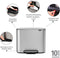 Brabantia Bo Prullenbak - 36 liter - Matt Steel Fingerprint Proof