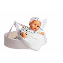 Berjuan Babypop Met Accessoires Junior 34 Cm Wit 5-delig