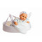 Berjuan Babypop Met Accessoires Junior 34 Cm Wit 5-delig