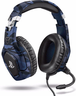 Trust GXT 488-B - Gaming Headset - 50 mm luidsprekers - Camo Blauw