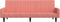 vidaXL - Slaapbank - 2-zits - fluweel - roze