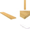 vidaXL - Wandschap - 100x20x4 cm - bamboe