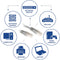 ACT IB8000 - U/UTP CAT6 Patchkabel - 0,5 meter - Grijs