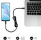SUBBLIM SUBCAB-C06002 - USB-kabel USB 2.0 - 2 m USB C - Zwart