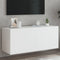 vidaXL - Tv-wandmeubel - met - LED-verlichting - 100x35x41 - cm - wit