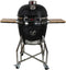 Grill Guru Large Elite - Kamado barbecue - Chipfeeder en multi-level cooking - Zwart