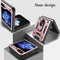 iMoshion Hoesje Geschikt voor Samsung Galaxy Z Flip 5 Hoesje - iMoshion Rugged Backcover met ring flip versie - Rosé Goud