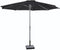SenS-Line - Parasol Salou Stokparasol - Ø300 cm - 8-ribs- Polyester - Antraciet - Zonder Parsolvoet