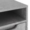 vidaXL - Tv-meubel - VISNES - 60x40x38 - cm - bewerkt - hout - betongrijs