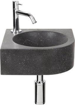 DIFFERNZ CLEO - FONTEINSET 30X30X10CM - Natuursteen - Zwart