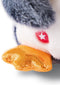 Nici pluche knuffel - Pinguin Sniffy - wit/blauw - 15 cm