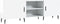 vidaXL - Tv-meubel - 150x30x50 - cm - bewerkt - hout - hoogglans - wit